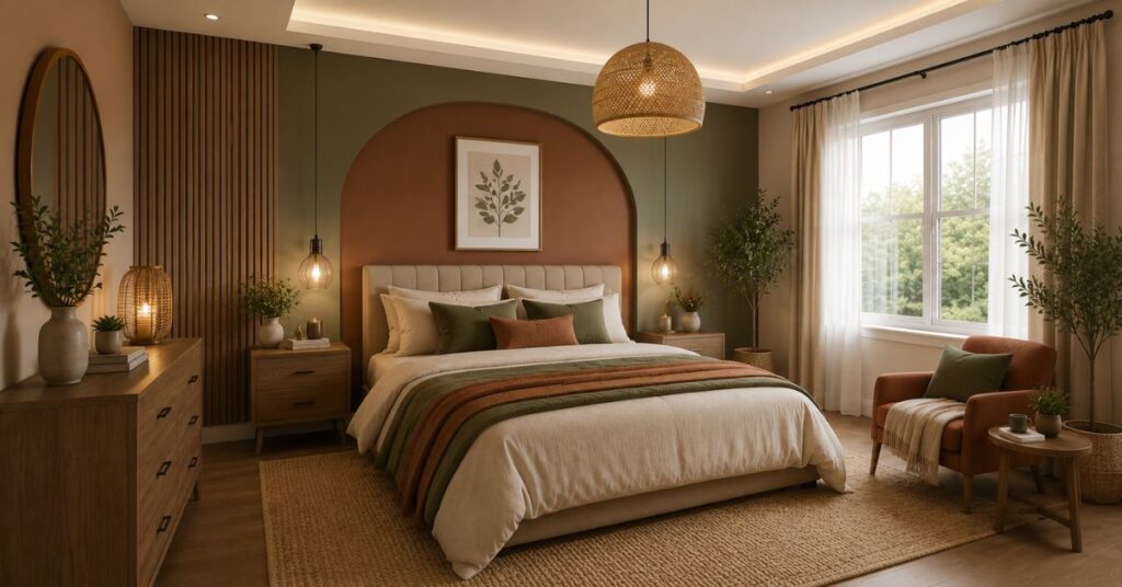 Deep Teal and Copper