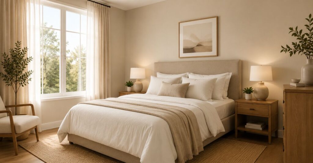 White and Beige