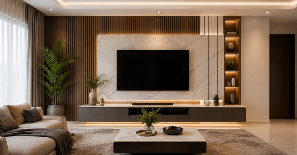 Wall Panelling Designs Living Room