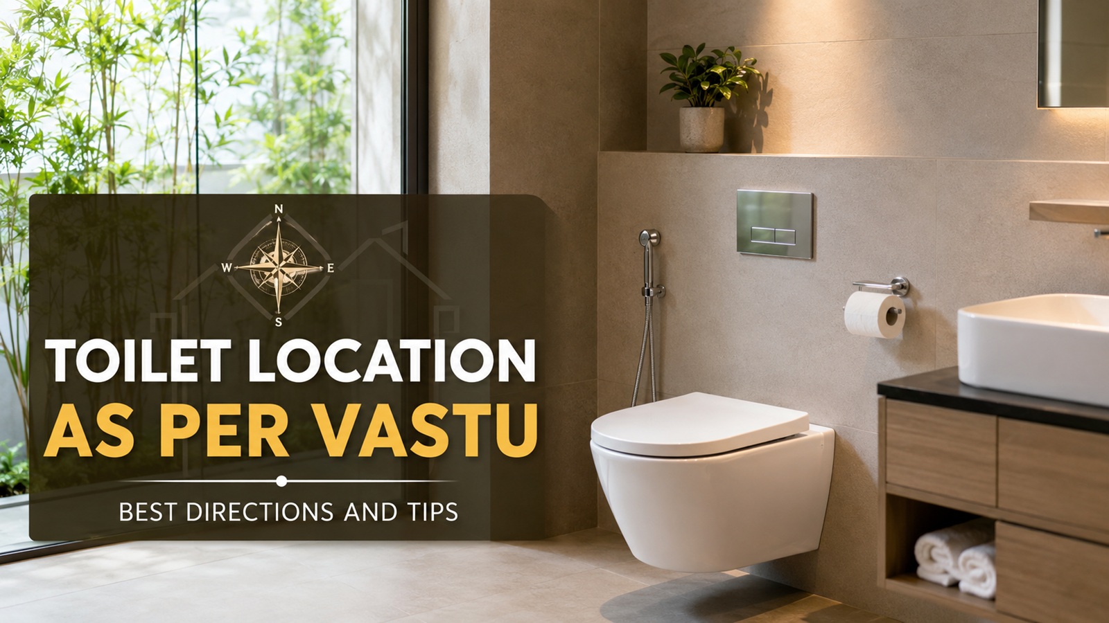 best toilet location as per vastu
