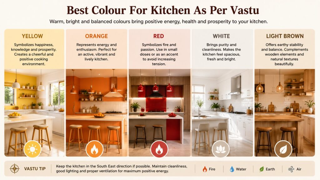 Best colour for Kitchen As per Vastu