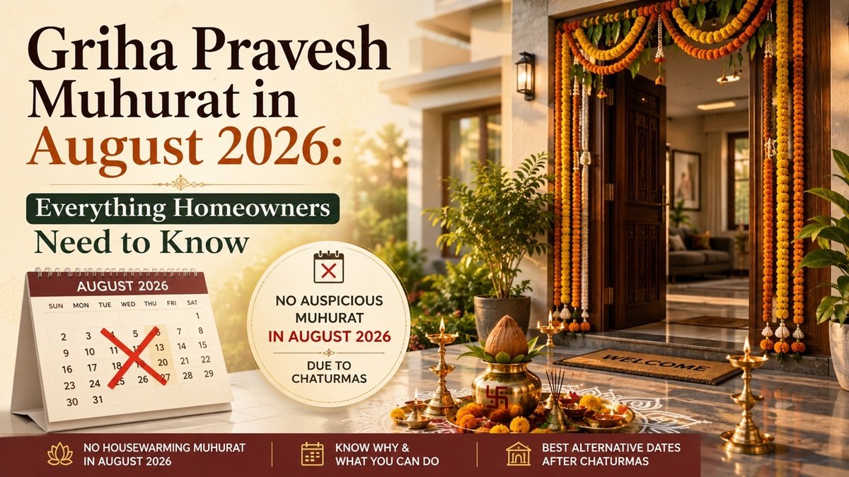 Griha Pravesh Muhurat in August 2026 guide