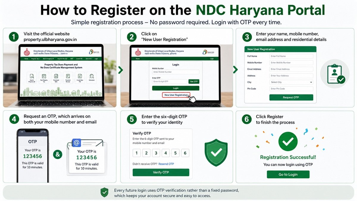 How to Register on the NDC Haryana Portal