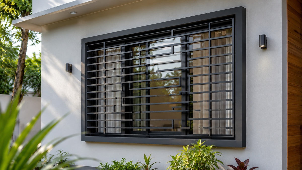 Steel Window Grill Design