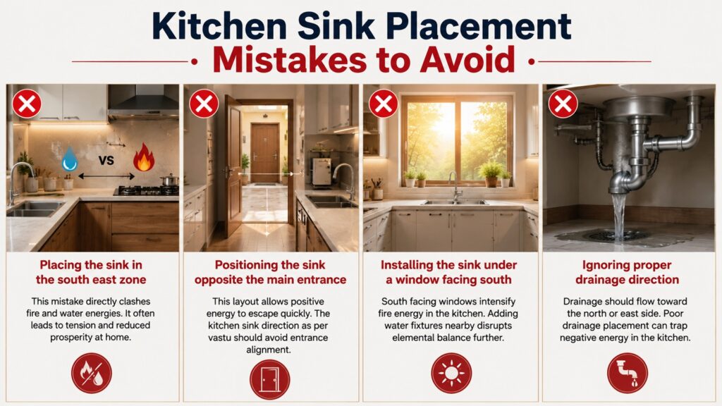 kitchen sink placement mistakes to avoid