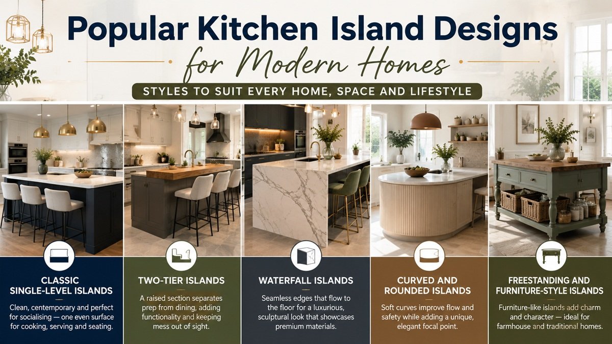 popular kitchen island designs