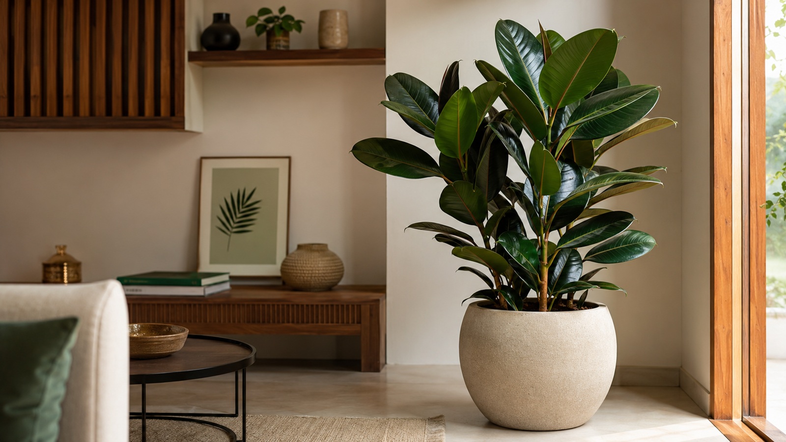 rubber plant vastu
