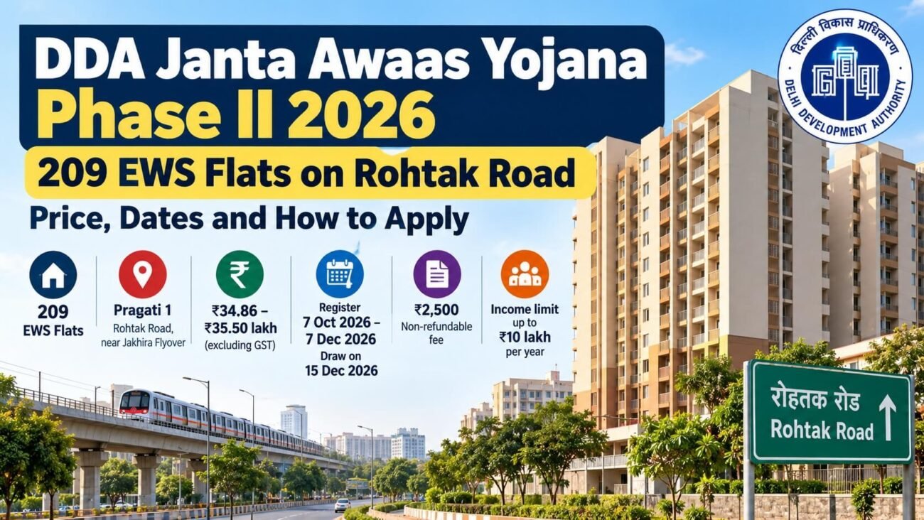 DDA Janta Awaas Yojana phase II Guide
