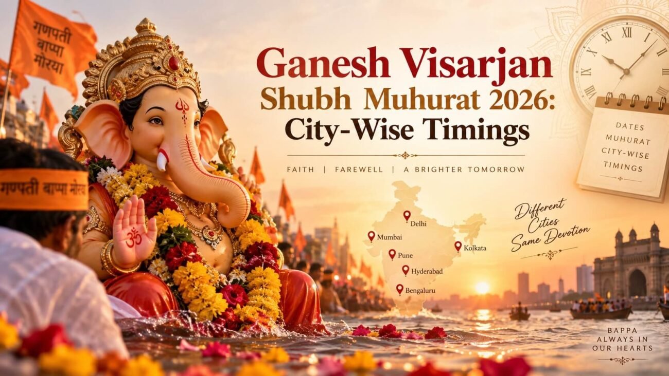 Ganesh Visarjan Shubh Muhurat 2026 Guide