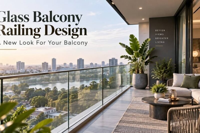 Glass Balcony Railing Design: A New Look For Your Balcony