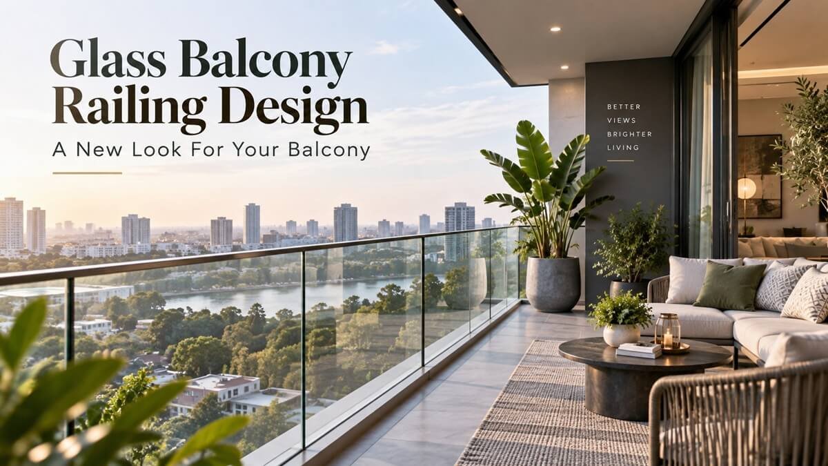 Glass balcony railing design ideas