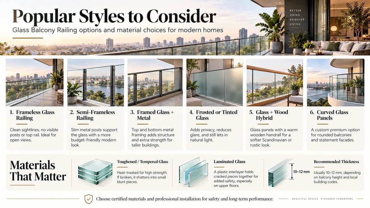 Popular styles for Balconies