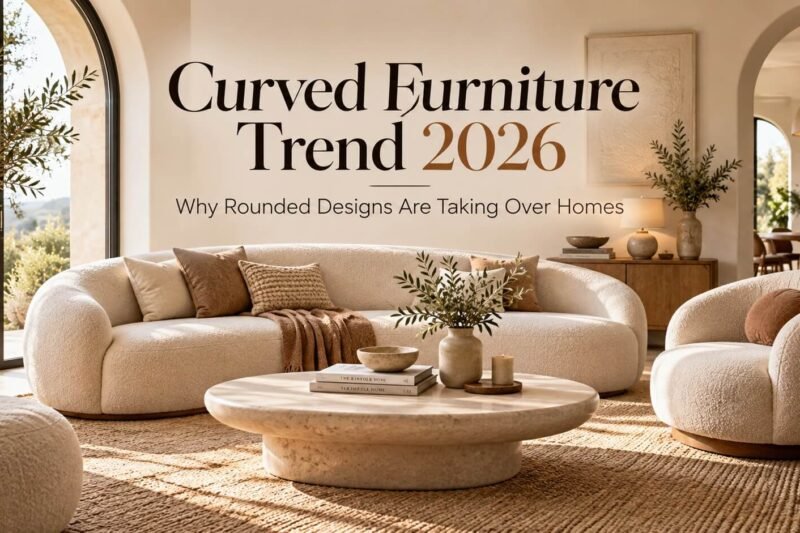 Curved Furniture Trend 2026: Why Soft, Rounded Designs Are Taking Over Homes