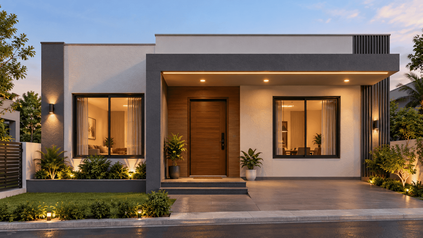 Modern Box Style with a Flat Roof