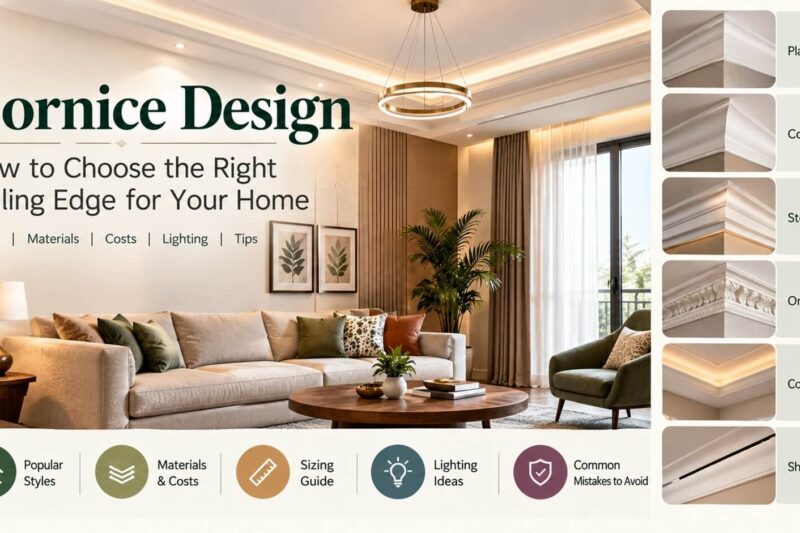 Cornice Design: How to Choose the Right Ceiling Edge for Your Home