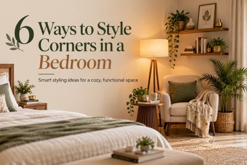 Bedroom Corner Styling Ideas: 6 Smart Ways to Style Them