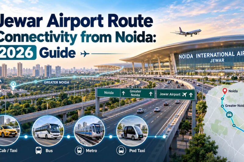 Getting to Jewar Airport: Complete Guide to Expressway Routes, Pod Taxis, and Upcoming Metro Links