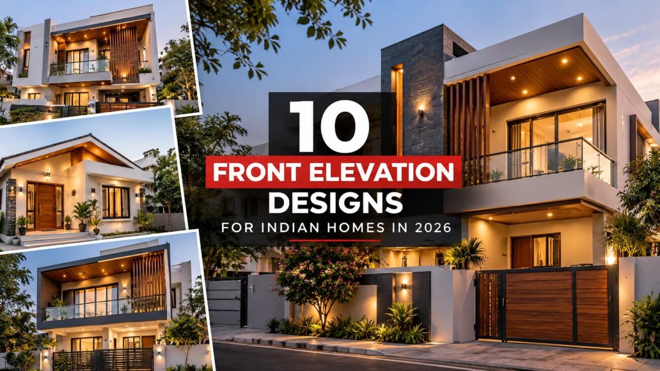 Modern Indian Front Elevation Design ideas