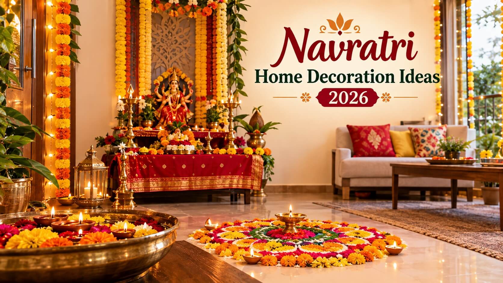 Navratri Home Decoration Ideas