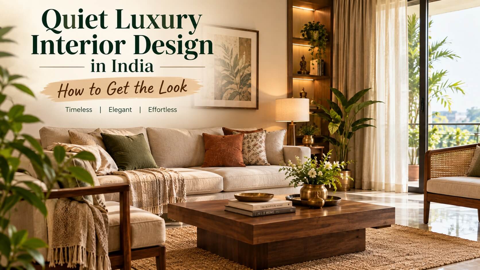 Quiet Luxury Living Room in India