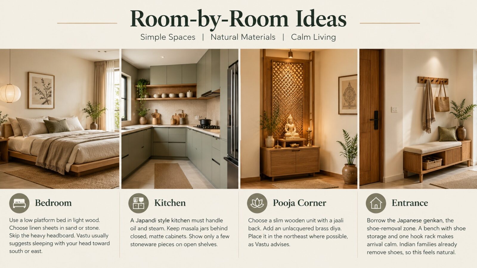 Room-by-Room Japandi Living Guide