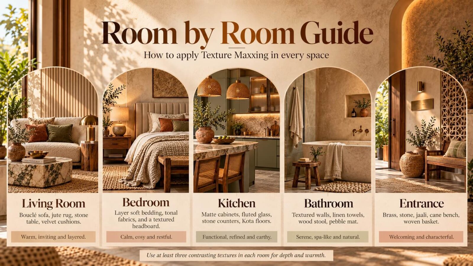 Room by Room Texture Maxxing Guide