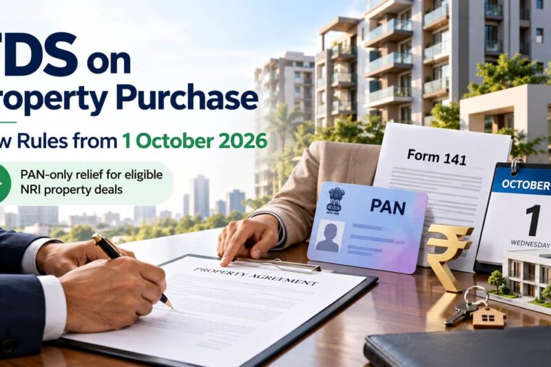 TDS on Property Purchase: New Rules From 1 October 2026