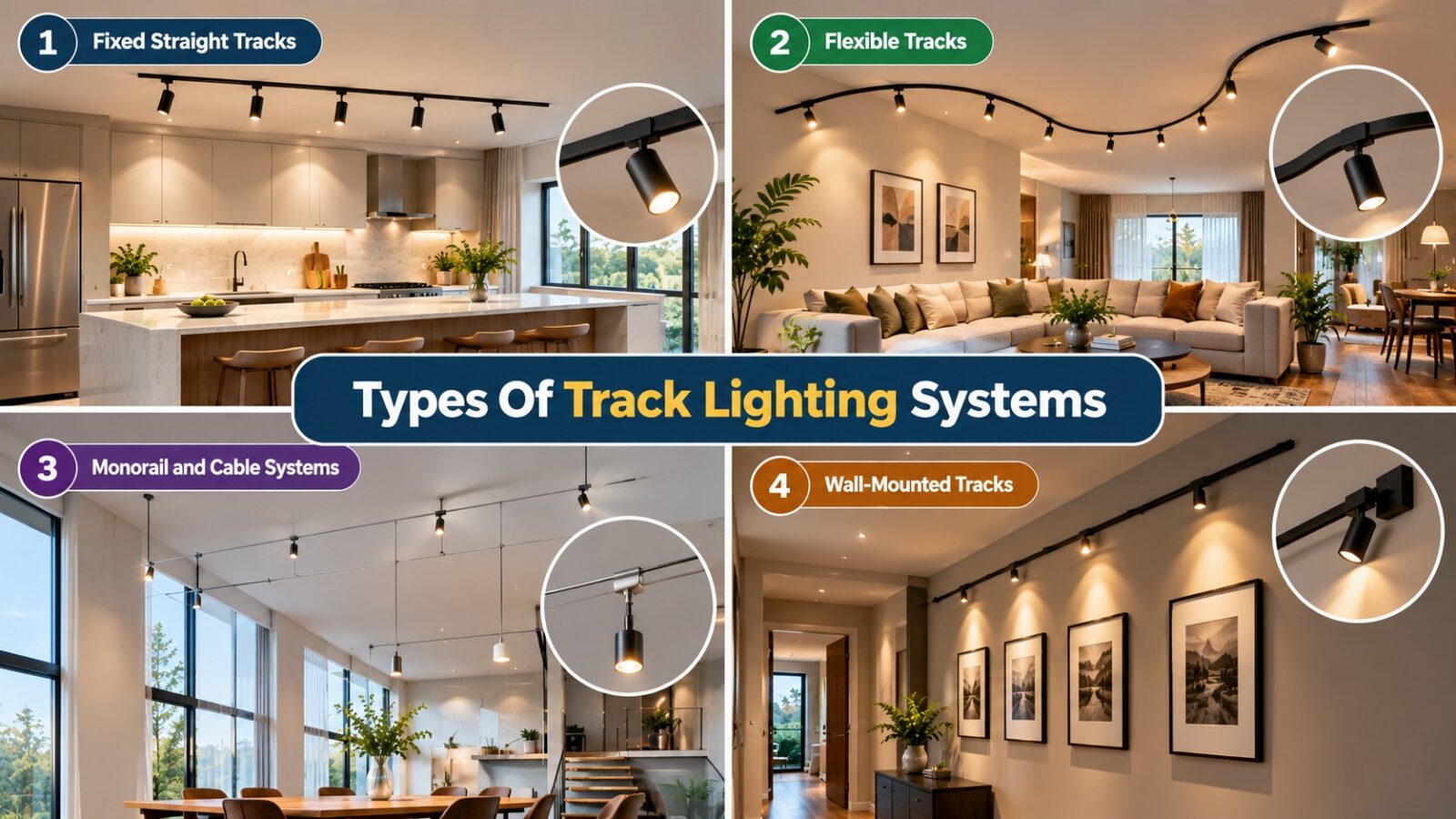 Types of Track Lighting Systems