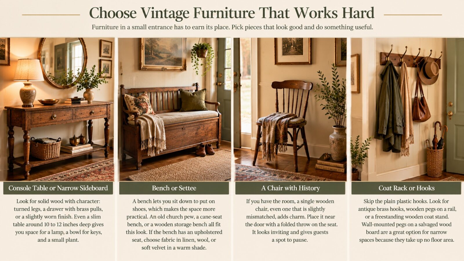 Vintage Entryway Furniture Guide
