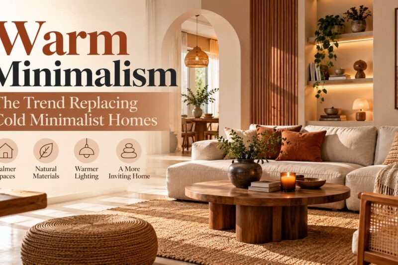 Warm Minimalism: The Interior Trend Replacing Cold Minimalist Homes